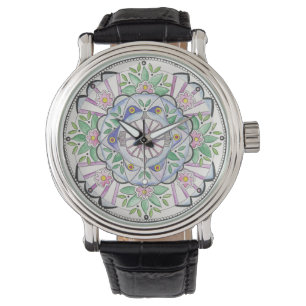 Mandala Floribunda design sur montre