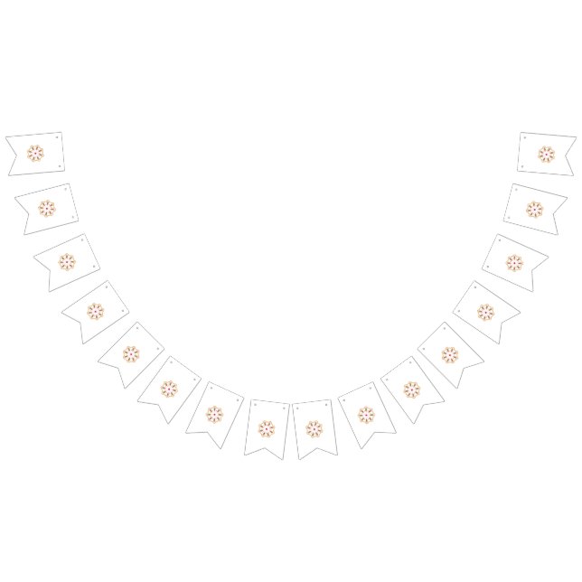 Mandala Flower Art Print | Boho Decor Bunting Flags (All)