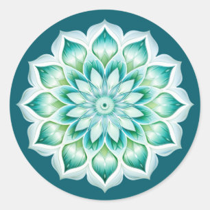 Mandala / Flower Design  Classic Round Sticker