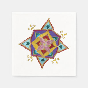 Mandala Flower Paper Napkins