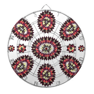 Mandala Flower Pattern Dartboard