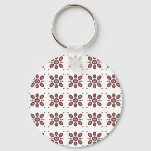 Mandala Flower Pattern Keychain