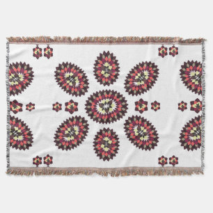 Mandala Flower Pattern Throw Blanket