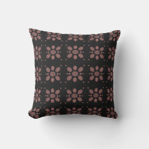 Mandala Flower Pattern Throw Pillow
