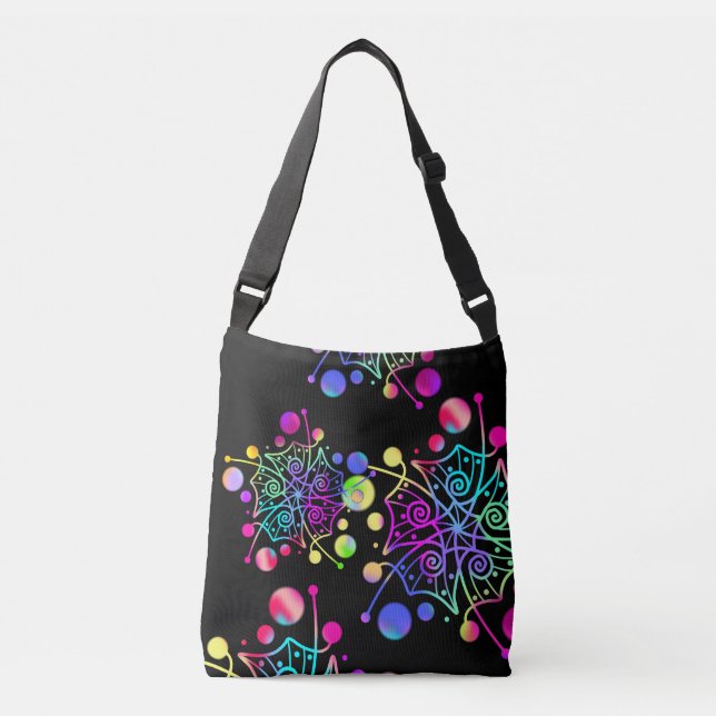 Mandala Flower Power Galaxy Bright Star Bag (Front)