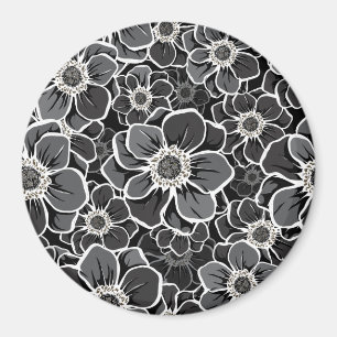 Mandala Flowers 5 Magnet