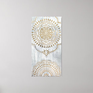 Mandala Gold Design Canvas Print