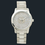 Mandala Gold Design Watch<br><div class="desc">Mandala Gold Design. Artist: June Erica Vess. Image ID: 155295DEA.</div>