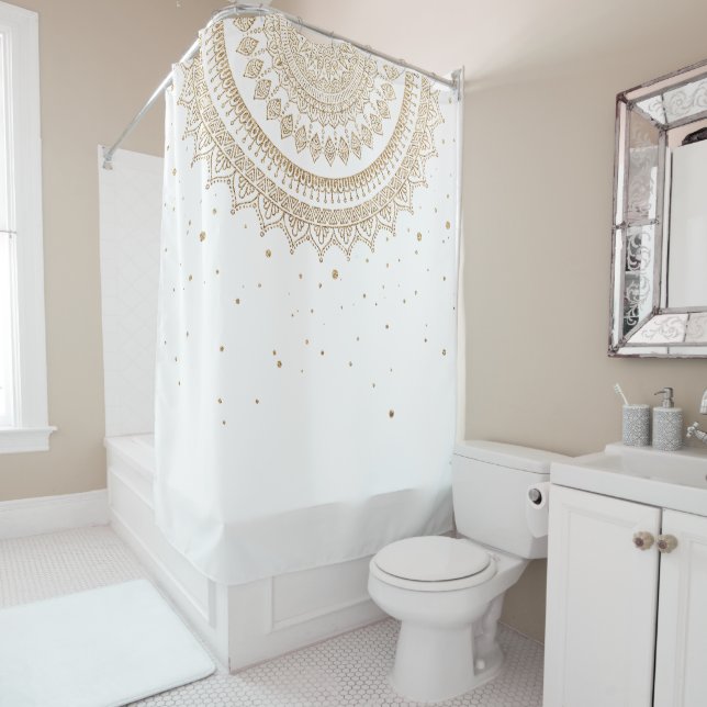 Mandala gold sparkle Indian style  (In Situ)