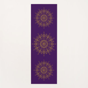 Mandala Gold Yoga Mat