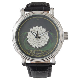 Mandala Golden Flower Watch