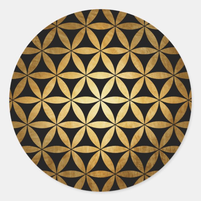 Mandala Golden sticker (Front)