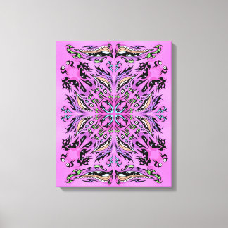 Mandala gothique toile étirée