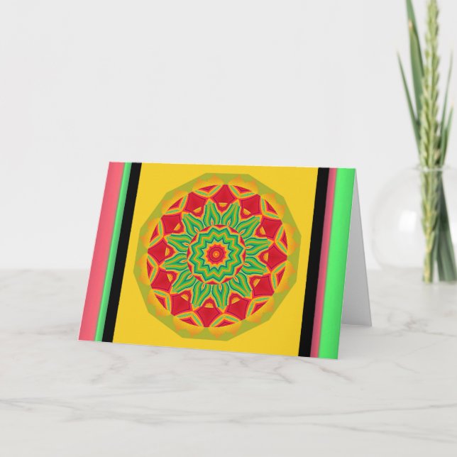 Mandala Greeting Card (Front)