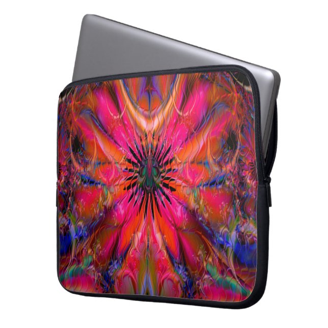 Mandala Groove Laptop Sleeve (Front Left)