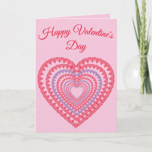 Mandala Heart Valentine's Day Card