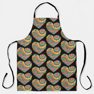 Mandala Hearts Apron