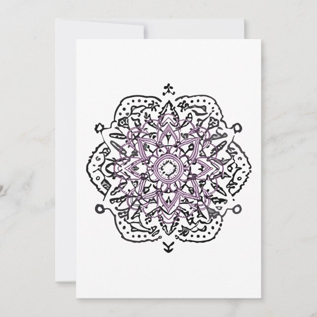 mandala holiday card (Front)