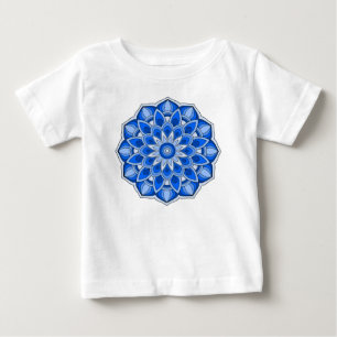 Mandala in blue baby T-Shirt