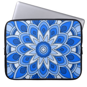 Mandala in blue Electronics Bag