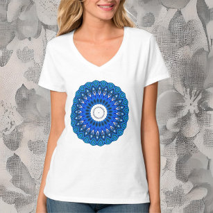 Mandala in Blue T-Shirt or Sweatshirt