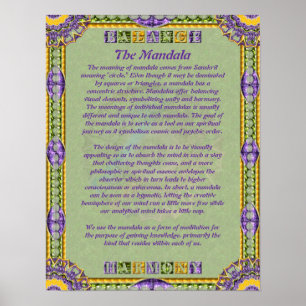 Mandala Informational Poster