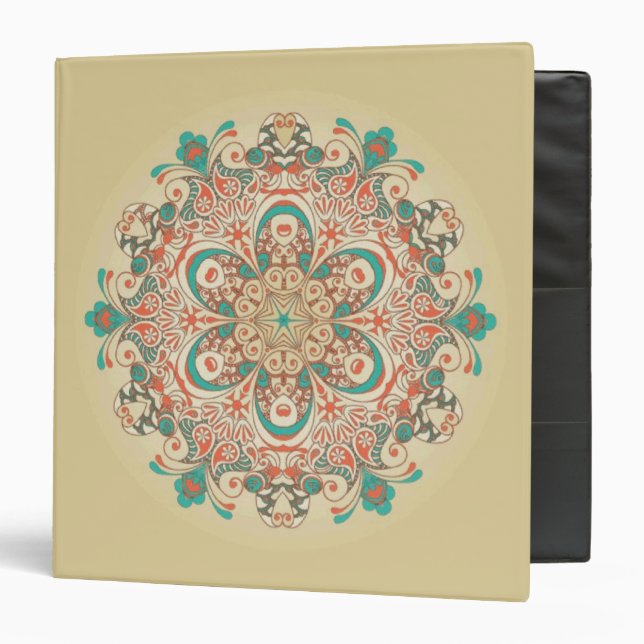 Mandala Kaleidoscope Mosaiic - Binder (Front/Inside)