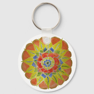 Mandala Key Ring