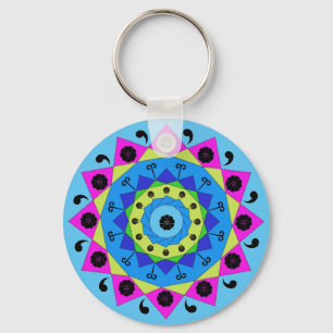 Mandala Keychain