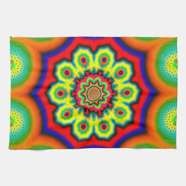 Mandala Kitchen Towel (Horizontal)