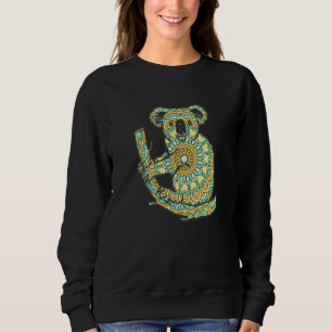 Mandala Koala Geometric Pattern Mandala Animal Sweatshirt