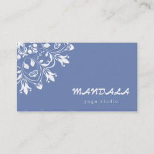 MANDALA LOGO CUSTOMIZED YOGA INSTRUCTOR BUSINESS CARD