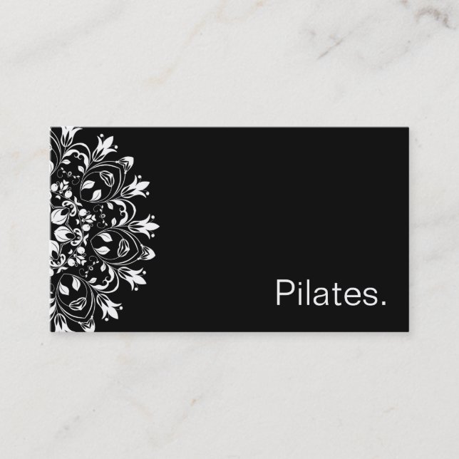 MANDALA LOGO CUSTOMIZED YOGA  INSTRUCTOR BUSINESS CARD (Front)