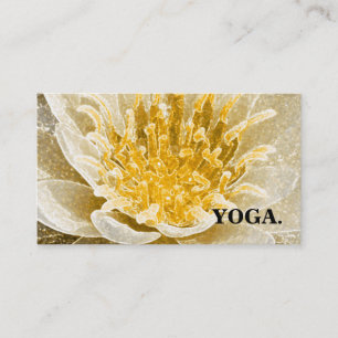 MANDALA LOTUS CUSTOMIZED YOGA INSTRUCTOR BUSINESS CARD