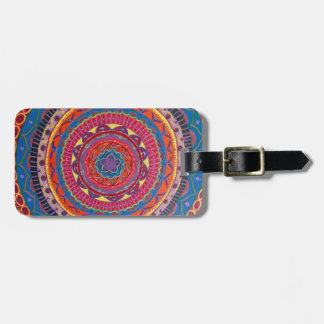 Mandala luggage tag