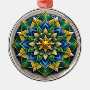 Mandala Luxe Keychain - 01 Metal Ornament