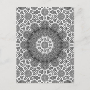 mandala magic vertical postcard