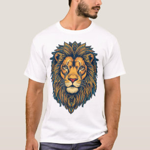 Mandala Mane Lion T-Shirt
