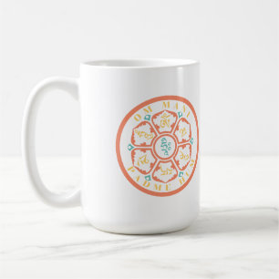 Mandala Mantra Two-Tone Coffee Mug