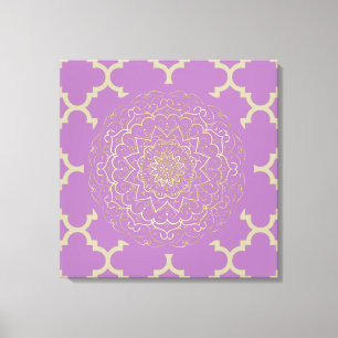 Mandala marocain - Toile enveloppée