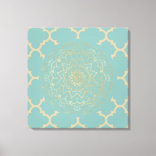 Mandala marocain - Toile enveloppée