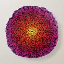 Mandala médiation zafu coussin ou décor coussin