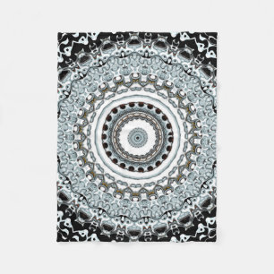 Mandala monsters 2 fleece blanket