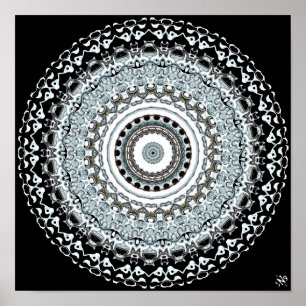 Mandala monsters 2 poster