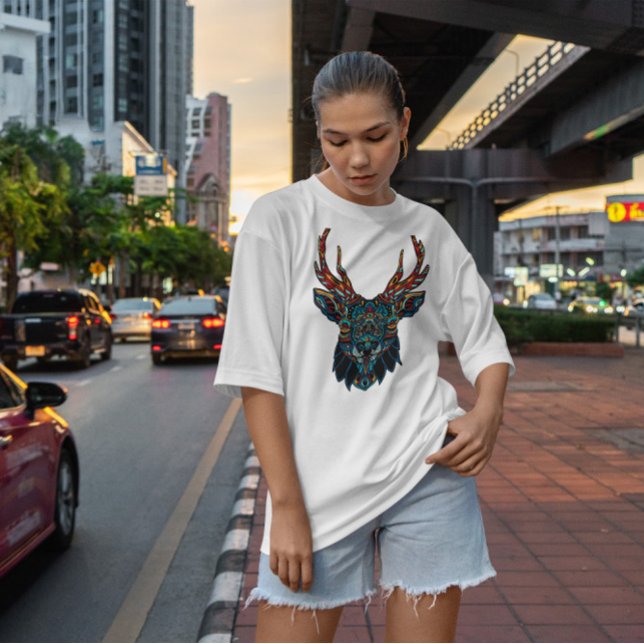 Mandala Moose  T-Shirt (Creator Uploaded)