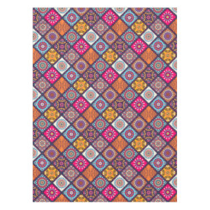 Mandala/Moroccan Tile Pattern Tablecloth
