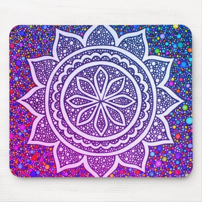 Mandala Mosaic 2025 Mouse Pad (Front)