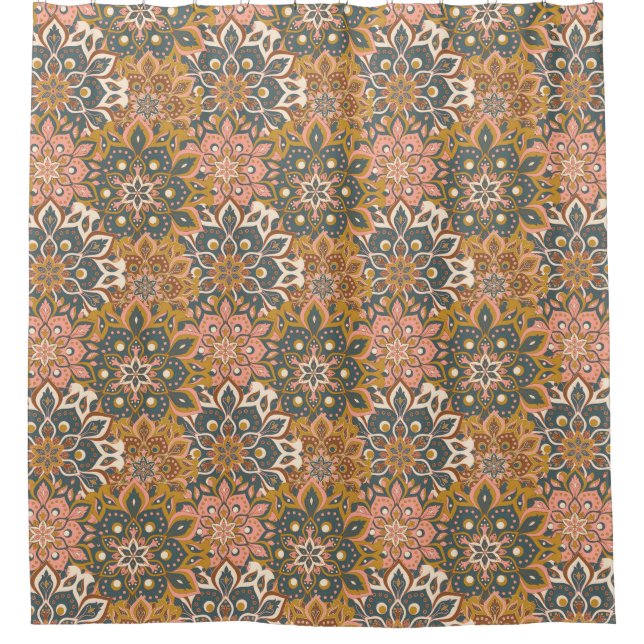 Mandala Motif rideau de douche (Devant)