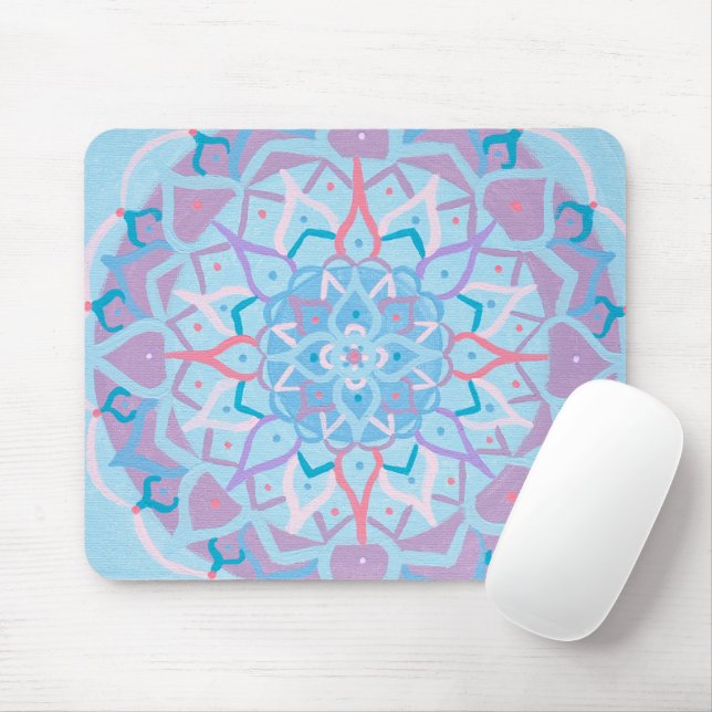 Mandala Mouse Pad (With Mouse)