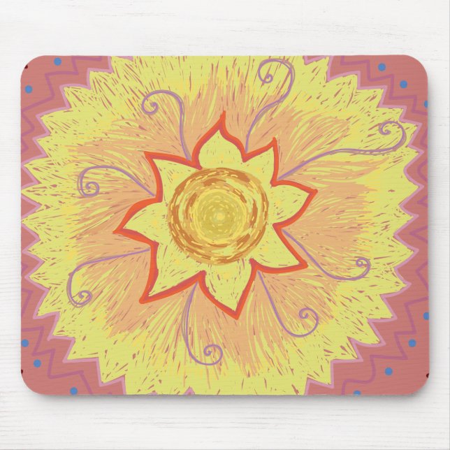 Mandala Mouse Pad (Front)